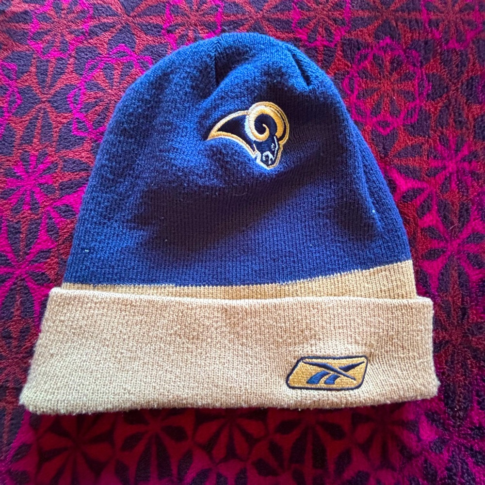 NFL Rams Reebok beanie